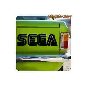 SEGA-Aufkleber inspiriert von den 1980er-Jahren