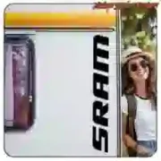 SRAM-Vinylaufkleber fürs Fahrrad