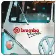 Autocollant BREMBO RACING pour voiture ou moto