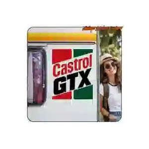 Autocollant CASTROL GTX pour voiture racing