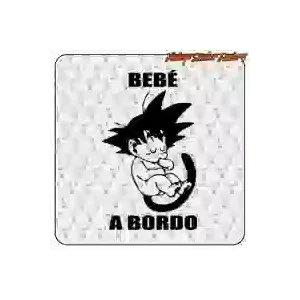 Pegatina GOKU BEBÉ A BORDO. Comprar pegatinas.