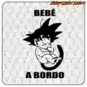 Pegatina GOKU BEBÉ A BORDO. Comprar pegatinas.
