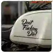 Pegatina DON’T FUCKING DIE para moto y casco