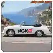 Pegatina NGK SPARK PLUGS racing