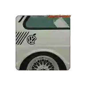 Pegatina Volkswagen Apple | Vinilo VW para coche