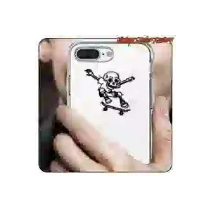Autocollant Skater Skull en vinyle pour skateboard