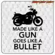 MADE LIKE A GUN Café Racer Sticker