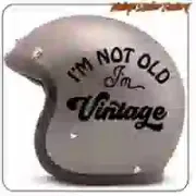 I'M NOT OLD I'M VINTAGE AUFKLEBER. KAUFEN SIE VINYLAUFKLEBER.