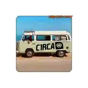 CIRCA-Aufkleber für Skateboards | Schneidevinyl