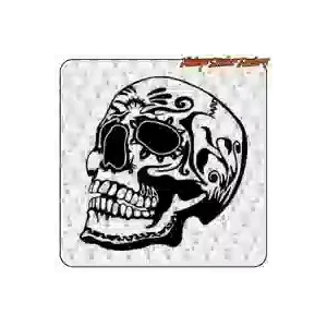 Sugar-Skull-Aufkleber für Motorrad & Café Racer