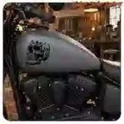 Autocollant Sugar Skull pour moto et café racer