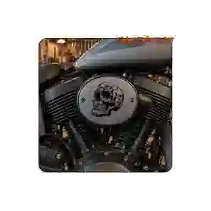 Sugar-Skull-Aufkleber für Motorrad & Café Racer