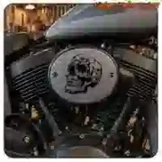 Pegatina Sugar Skull para moto y café racer