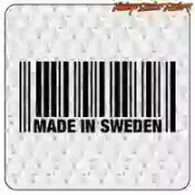 Autocollant Made in Sweden | Vinyle voiture
