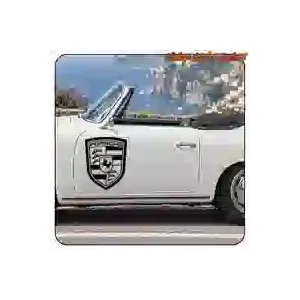 Dekorativer Porsche-Emblem-Aufkleber fürs Auto