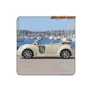 Dekorativer Porsche-Emblem-Aufkleber fürs Auto