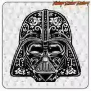 Darth Vader Sugar Skull Aufkleber | Star Wars