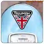 TRIUMPH UNION JACK AUFKLEBER. KAUFEN SIE VINYLAUFKLEBER.