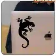 Gecko sticker for vintage motorcycles