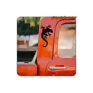 Pegatina de gecko para moto vintage
