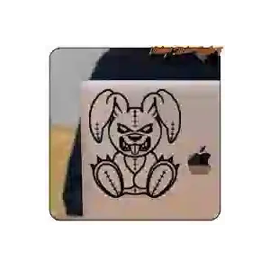 Pegatina Evil Bunny para moto y café racer