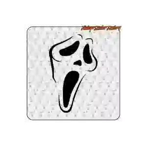 Autocollant Scary Movie pour fans de films cultes