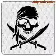 Pegatina Pirate para moto y café racer