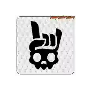 Pegatina Satan Skull para moto | Vintage Sticker Factory