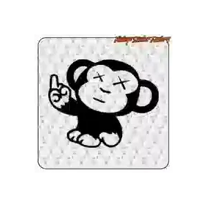 JDM MONKEY cut vinyl sticker