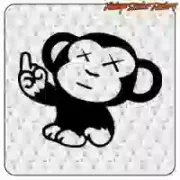 JDM MONKEY cut vinyl sticker