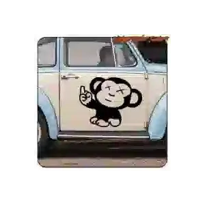 Pegatina JDM MONKEY en vinilo de corte