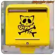 DEAD CAT Totenkopf-Aufkleber Custom Culture