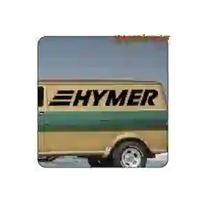 HYMER LOGO' STICKERS.