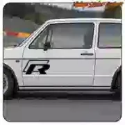 Pegatina logo VW Golf R | Vinilo para coche Volkswagen