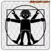 Pegatina PLAYMOBIL Hombre de Vitruvio