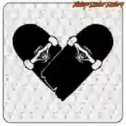 Pegatina SKATE LOVE para fans del skate