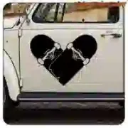 Pegatina SKATE LOVE para fans del skate