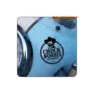 CHUCK NORRIS APPROVED Sticker