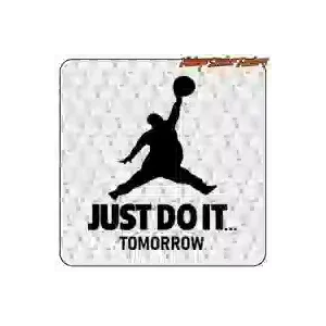Pegatina «JUST DO IT TOMORROW» | Vinilo decorativo
