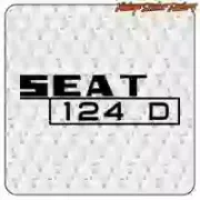 SEAT 124 Autoaufkleber