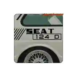 Pegatina SEAT 124 para coche