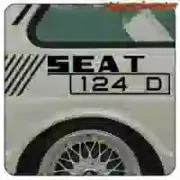 Autocollant voiture SEAT 124