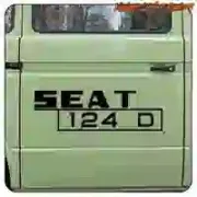 Pegatina SEAT 124 para coche