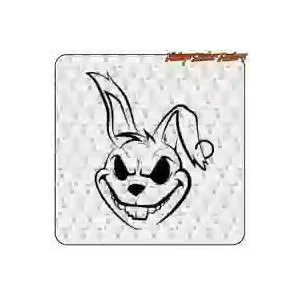 Pegatina MAD BUNNY tattoo para moto