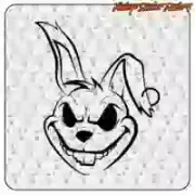 MAD BUNNY Tattoo-Aufkleber fürs Motorrad