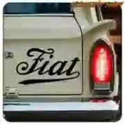 AUTOCOLLANT FIAT VINTAGE LOGO. ACHETEZ DES AUTOCOLLANTS EN VINYLE.