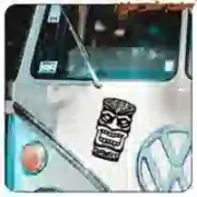 TIKI' STICKERS.
