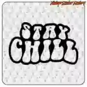 Pegatina STAY CHILL | Texto decorativo