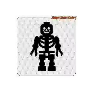 Pegatina esqueleto LEGO | Diseño geek