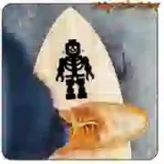 Pegatina esqueleto LEGO | Diseño geek